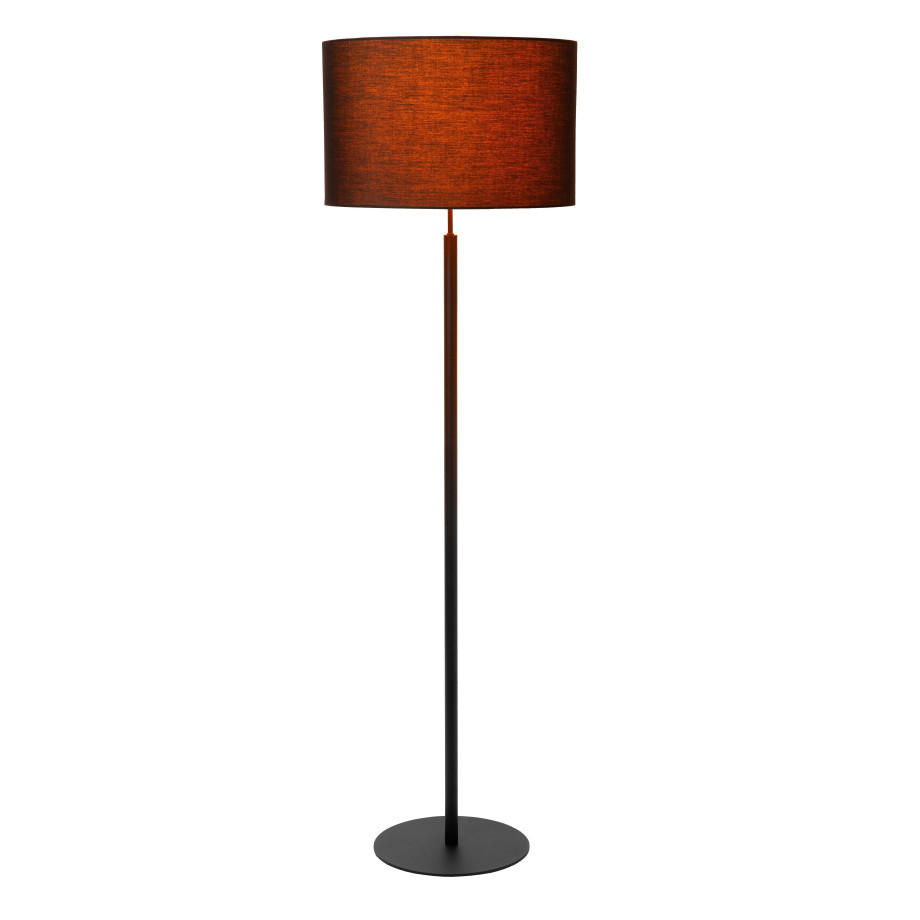 Lucide MAYA - Vloerlamp - Ø 45 cm - 1xE27 - Zwart afbeelding 