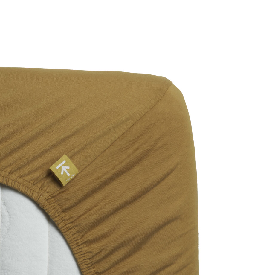 Beddinghouse katoenen hoeslaken - geel afbeelding 