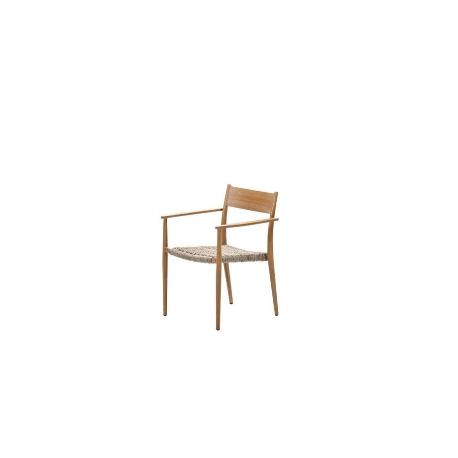 Garden Impressions Richmond dining fauteuil - light teak look afbeelding 