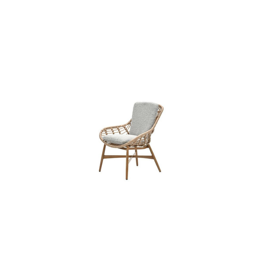 Garden Impressions Castello lounge fauteuil - light teak look afbeelding 