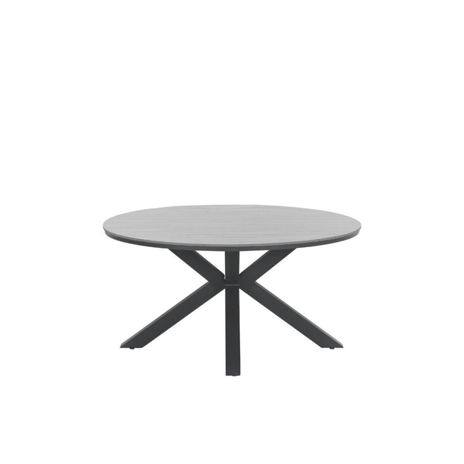 Garden Impressions Edison tafel Ø148 - grijs/ grijs teak Garden Impressions Edison tafel Ø148 - grijs/ grijs teak afbeelding