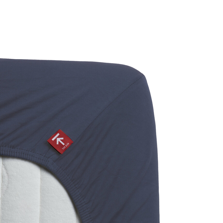Beddinghouse jersey hoeslaken - indigo Beddinghouse jersey hoeslaken - indigo afbeelding