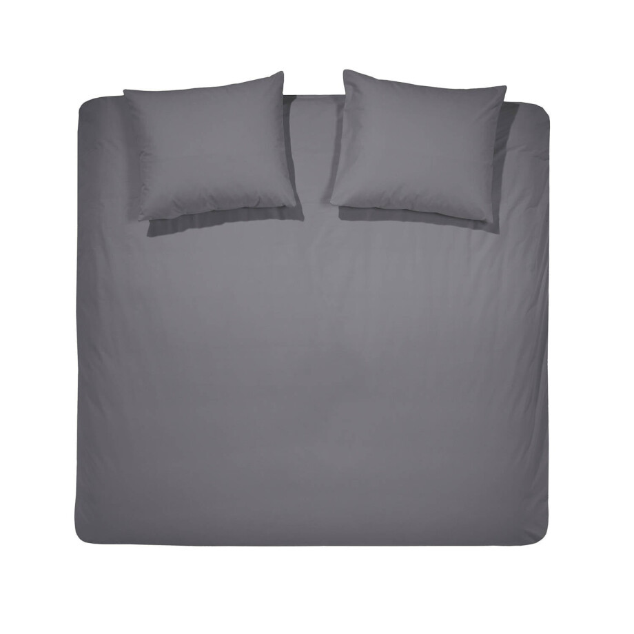 Cinderella flanellen dekbedovertrek 2-persoons antraciet (200x200/220 cm) Cinderella flanellen dekbedovertrek 2-persoons antraciet (200x200/220 cm) afbeelding