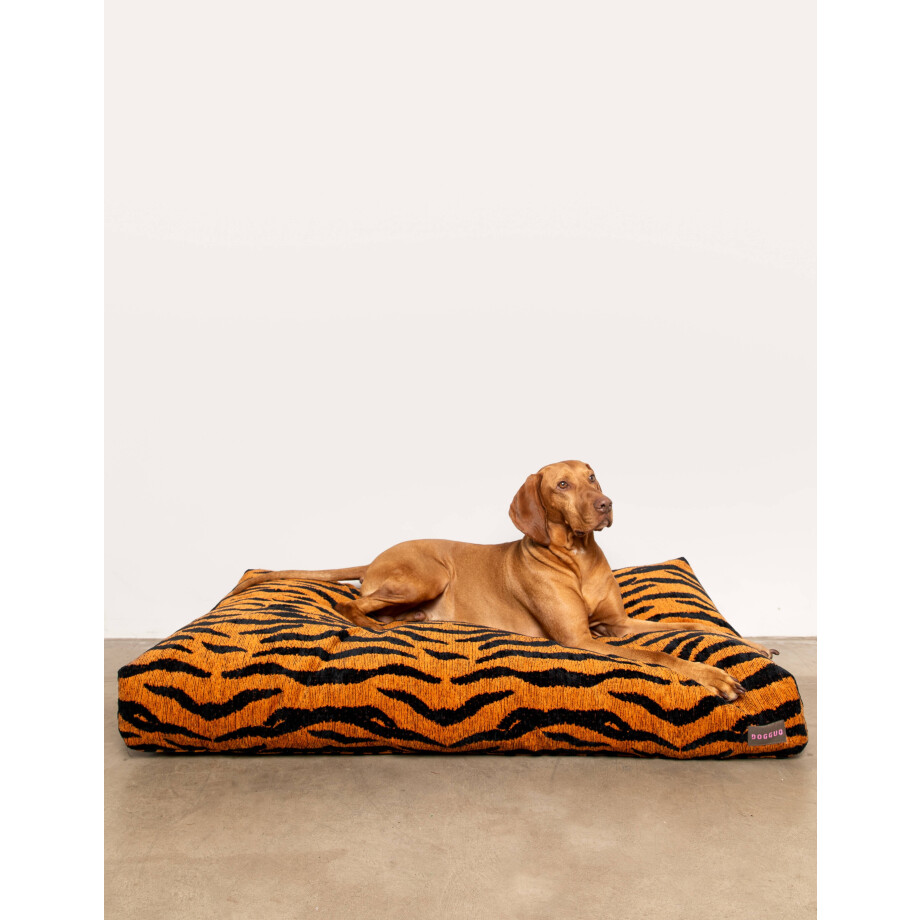 Dogguo hondenkussen ZEBRA-BED-RUST/BLACK-XL afbeelding 