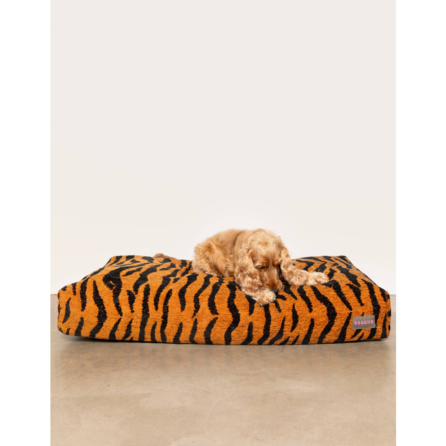 Dogguo hondenkussen ZEBRA-BED-RUST/BLACK-M afbeelding 