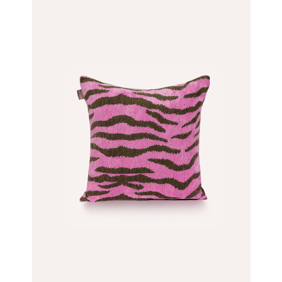 Dogguo sierkussen ZEBRA-CUSHION-PINK/GREEN (50x50 cm) afbeelding 