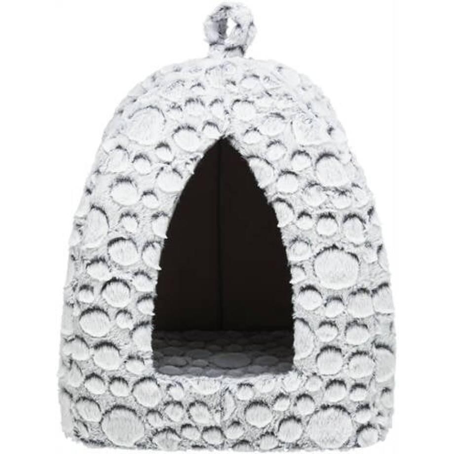 Trixie kattenmand Iglo Mila Pluche Wit/Grijs 32X32X42 cm Trixie kattenmand Iglo Mila Pluche Wit/Grijs 32X32X42 cm afbeelding