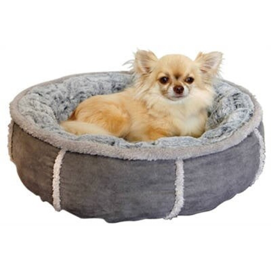 Rosewood Winks hondenmand Pluche Donut Grijs 51 cm Rosewood Winks hondenmand Pluche Donut Grijs 51 cm afbeelding