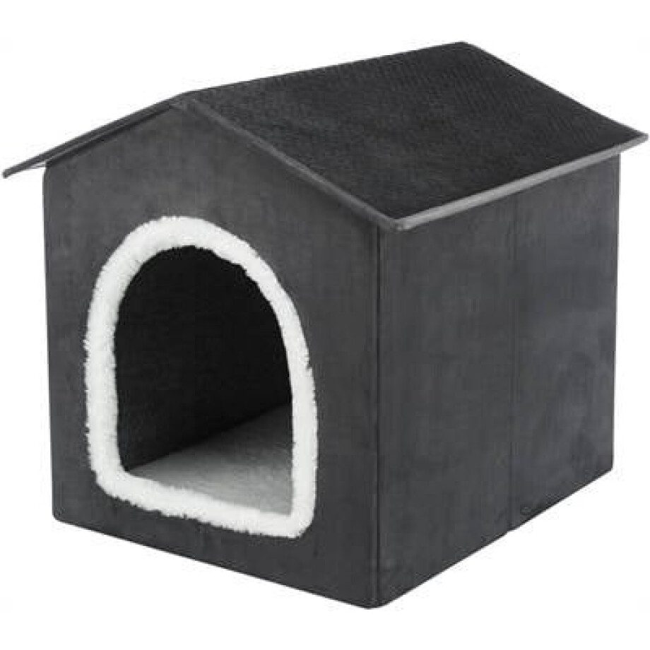 Trixie hondenmand / kattenmand Huis Livia Grijs / Wit 50 x 50 x 54 cm Trixie hondenmand / kattenmand Huis Livia Grijs / Wit 50 x 50 x 54 cm afbeelding