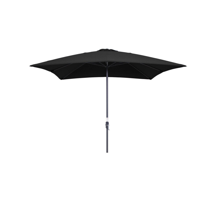 Garden Impressions Garden Impressions Lotus parasol 250x250 - carbon black/ zwart Garden Impressions Garden Impressions Lotus parasol 250x250 - carbon black/ zwart afbeelding