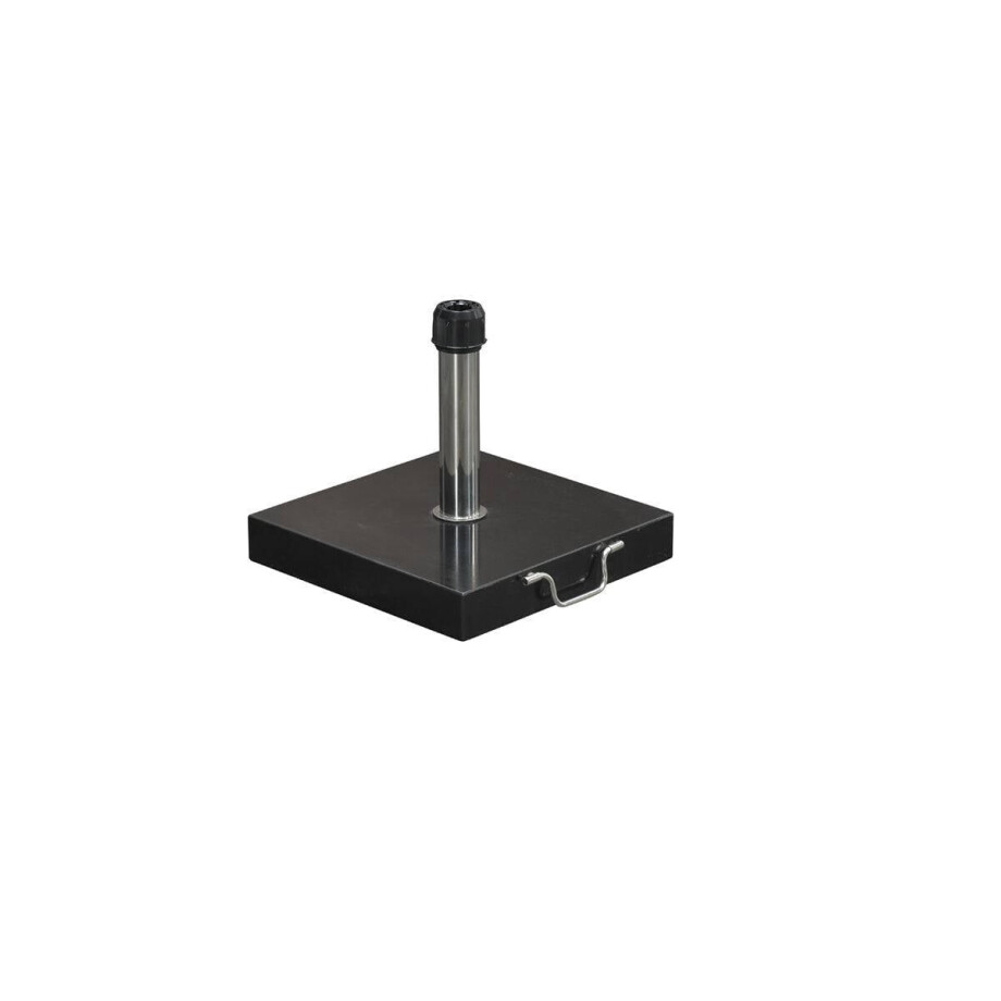 Garden Impressions Garden Impressions Cosmo parasolvoet 40 kilo graniet black polished Garden Impressions Garden Impressions Cosmo parasolvoet 40 kilo graniet black polished afbeelding
