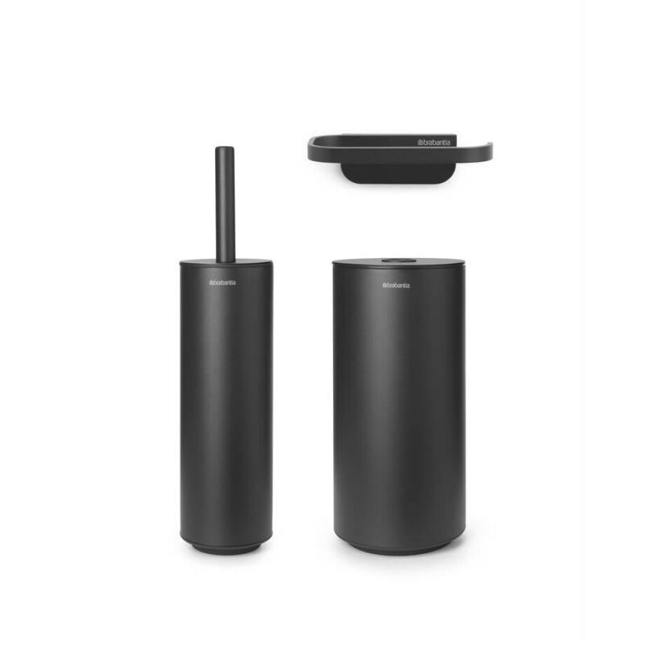 Brabantia toiletaccessoire set MindSet (set van 3) (grijs) Brabantia toiletaccessoire set MindSet (set van 3) (grijs) afbeelding