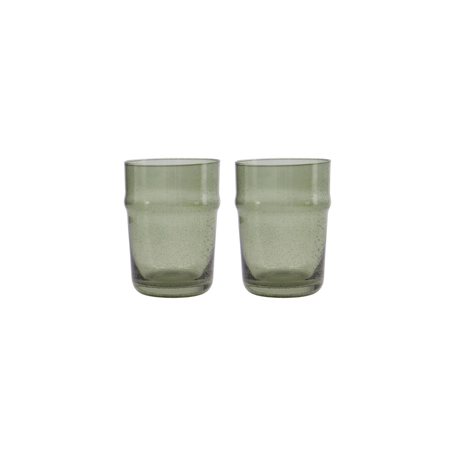 House Doctor waterglas groen (set van 2) House Doctor waterglas groen (set van 2) afbeelding