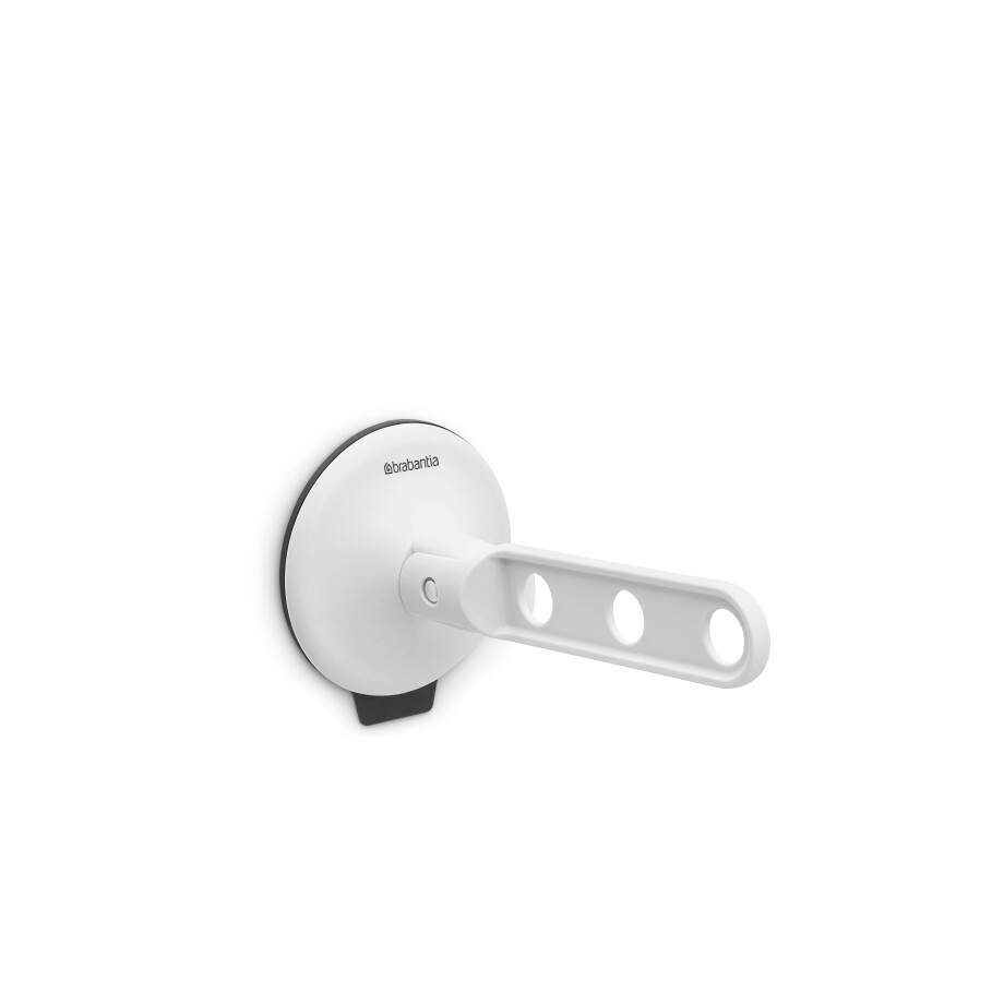 Brabantia inklapbare kledinghaak met zuignap (light grey) afbeelding 