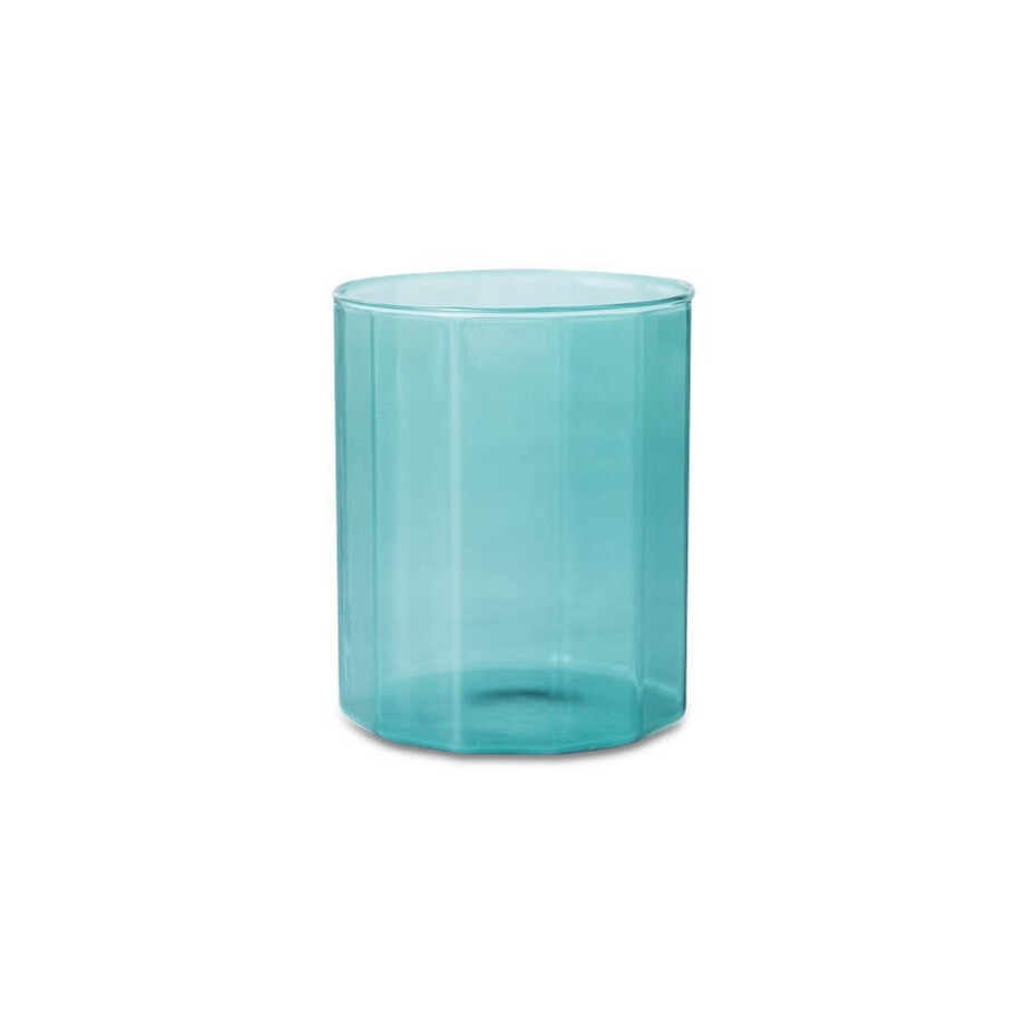 HKLIVING Sunlit waterglas - teal HKLIVING Sunlit waterglas - teal afbeelding