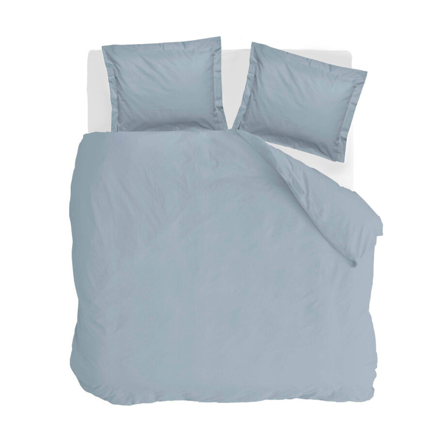 Walra percaline dekbedovertrek 2-persoons blauw (200x220 cm) afbeelding 