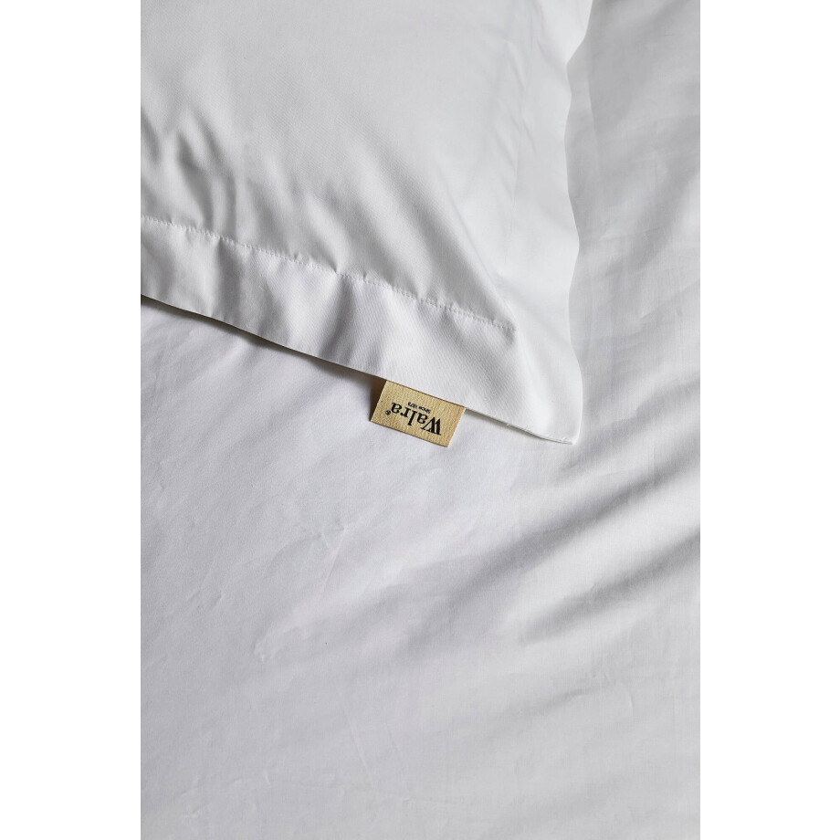 Walra percaline dekbedovertrek lits-jumeaux wit (240x220 cm) Walra percaline dekbedovertrek lits-jumeaux wit (240x220 cm) afbeelding