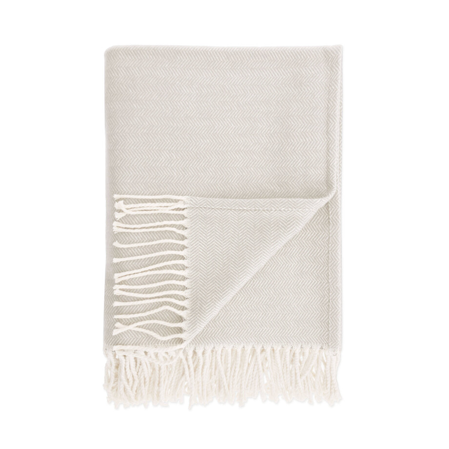 Walra katoenen plaid zand (130x170 cm) Walra katoenen plaid zand (130x170 cm) afbeelding