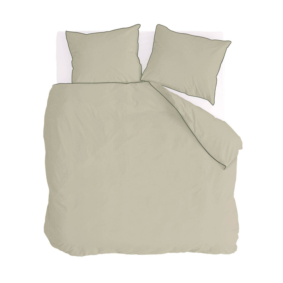 Walra flanellen dekbedovertrek lits-jumeaux zand (240x220 cm) Walra flanellen dekbedovertrek lits-jumeaux zand (240x220 cm) afbeelding