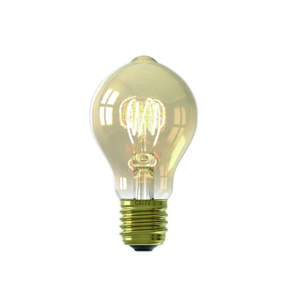 Calex Calex LED Lamp - E27 - 3 Staps Dimmer - A60 - Goud - 5.5W afbeelding 