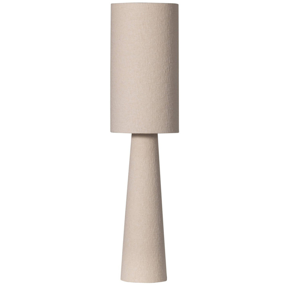 BePureHome Loft tafellamp - Metaal/Bouclé - Naturel - (90xø22 cm) afbeelding 