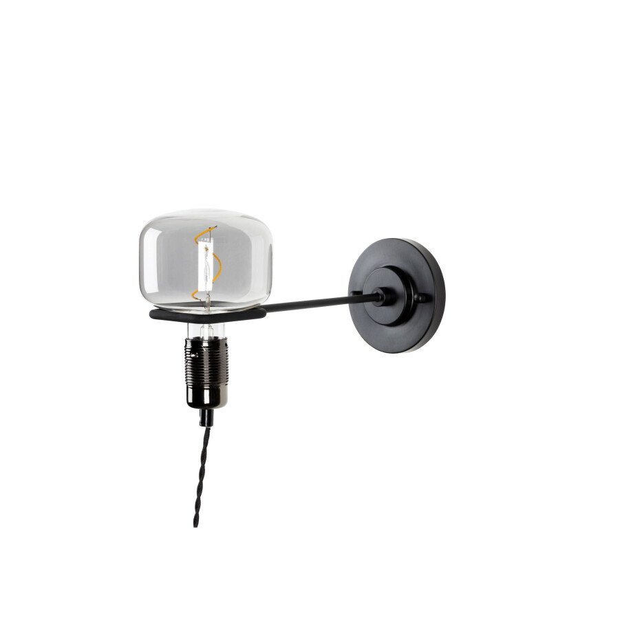 Zuiver Hazy Wandlamp - Zwart afbeelding 