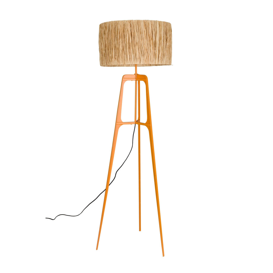 Dutchbone Afra vloerlamp/ staande lamp Oranje Dutchbone Afra vloerlamp/ staande lamp Oranje afbeelding