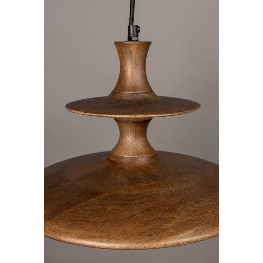 Dutchbone Cath hanglamp 34 cm (S) Hout Bruin Dutchbone Cath hanglamp 34 cm (S) Hout Bruin afbeelding