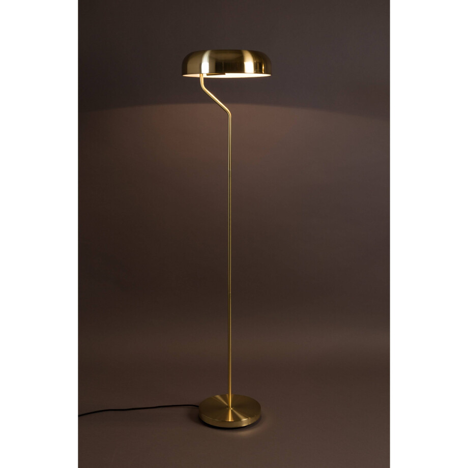 Dutchbone Eclipse vloerlamp/ staande lamp Goud Dutchbone Eclipse vloerlamp/ staande lamp Goud afbeelding