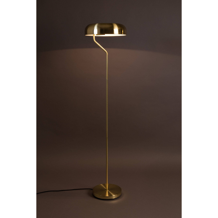 Dutchbone Dutchbone Eclipse Vloerlamp/ Staande lamp Goud Eclipse Vloerlamp/ Staande lamp Goud afbeelding 