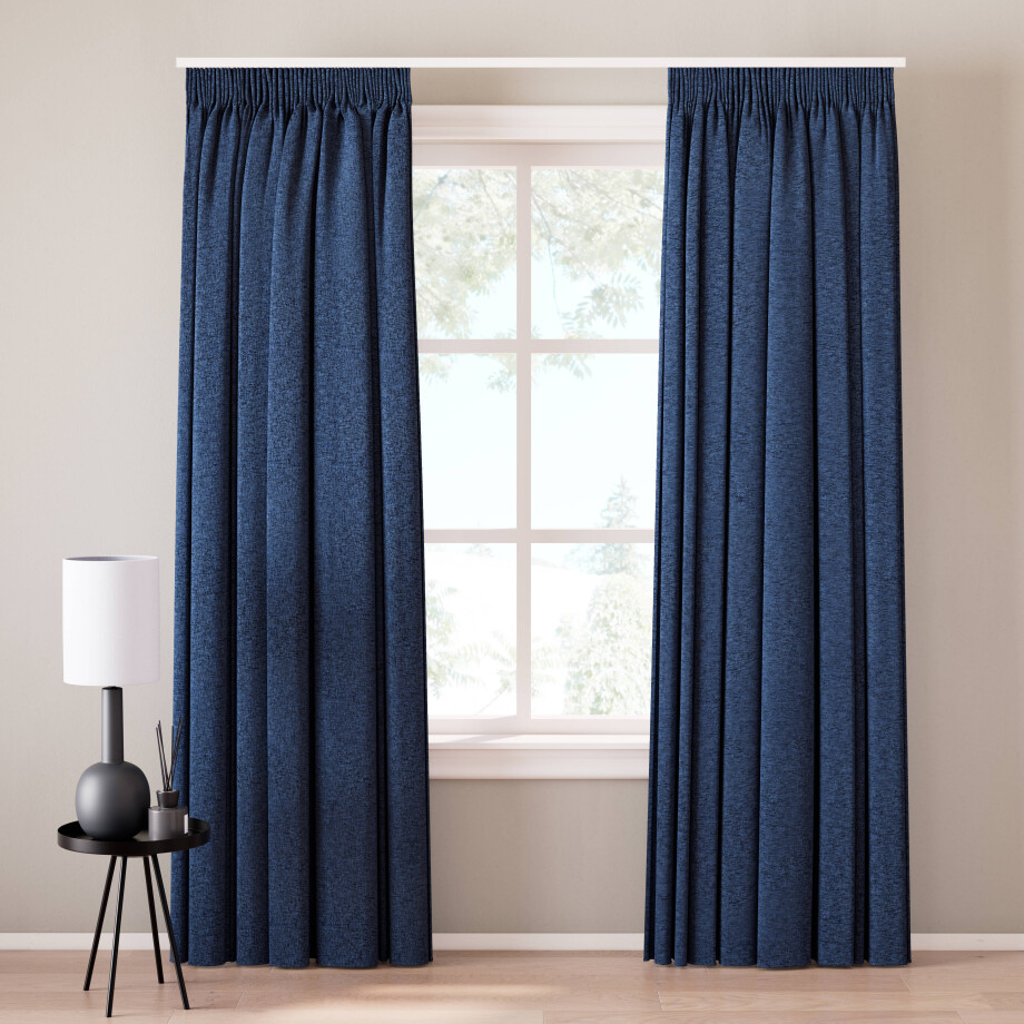 NOUS Living verduisterend gordijn kant en klaar donkerblauw (per stuk) (150 x 290 cm)* afbeelding 