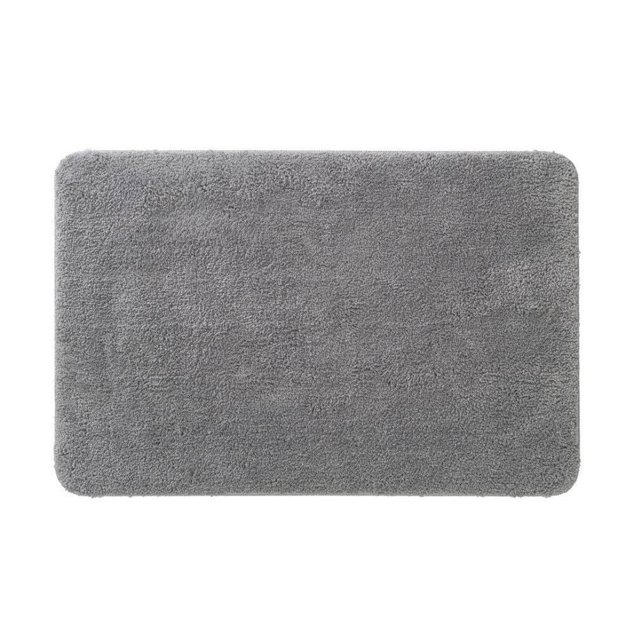 Sealskin polyester cosima badmat grijs (90x60 cm) afbeelding 