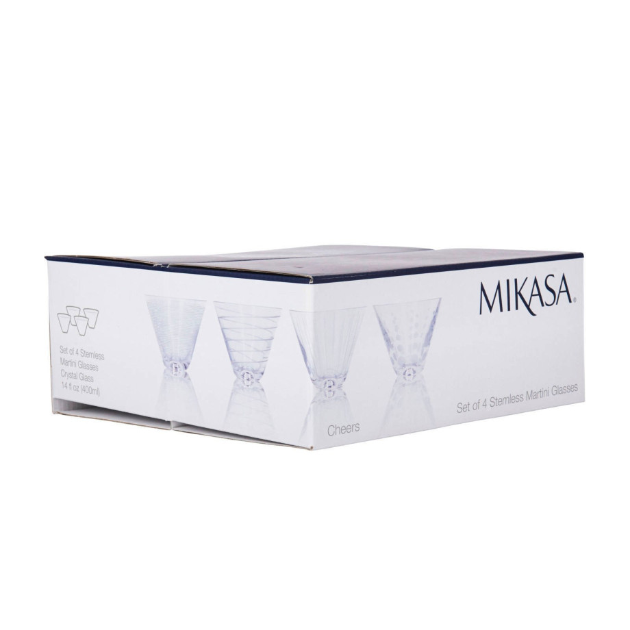 Mikasa waterglas / ijscoupe (400 ml) (set van 4) afbeelding 