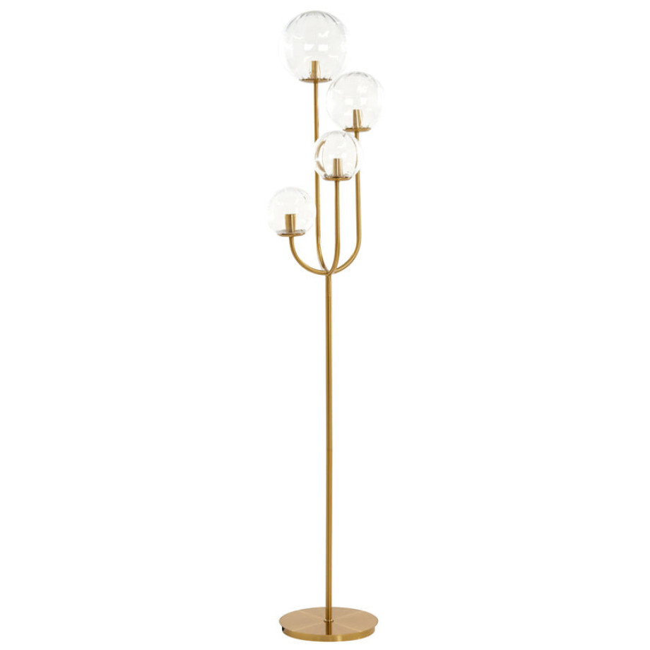 Light & Living Vloerlamp 'Magdala' 4-lamps, kleur Goud afbeelding 1