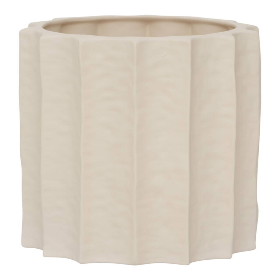 Urban Nature Culture bloempot creme (24x22 cm) Urban Nature Culture bloempot creme (24x22 cm) afbeelding
