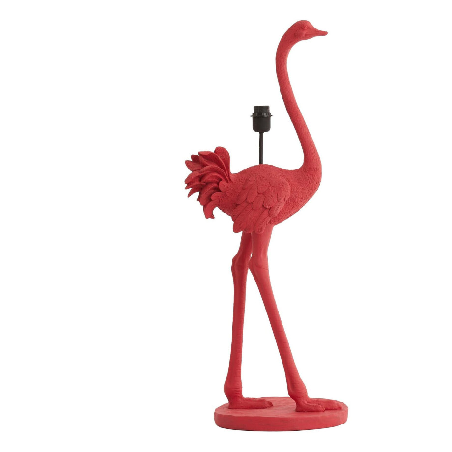 Light & Living Vloerlamp 'Ostrich' 95cm hoog, kleur Roze afbeelding 1