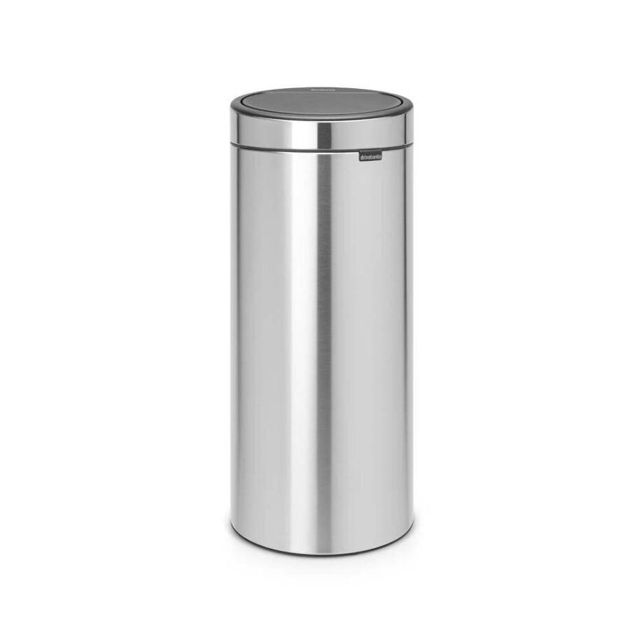 Brabantia Touch Bin afvalemmer 30L met kunststof binnenemmer - Matt Steel Brabantia Touch Bin afvalemmer 30L met kunststof binnenemmer - Matt Steel afbeelding