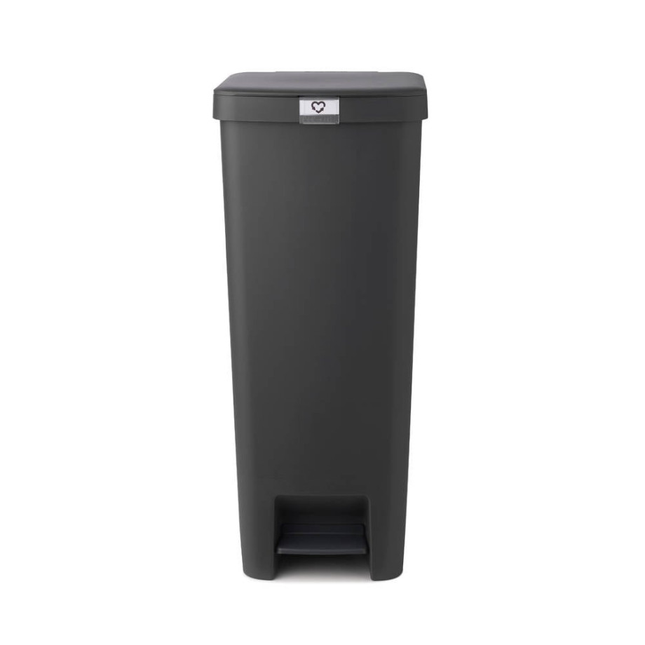 Brabantia StepUp pedaalemmer 40L - Dark Grey afbeelding 