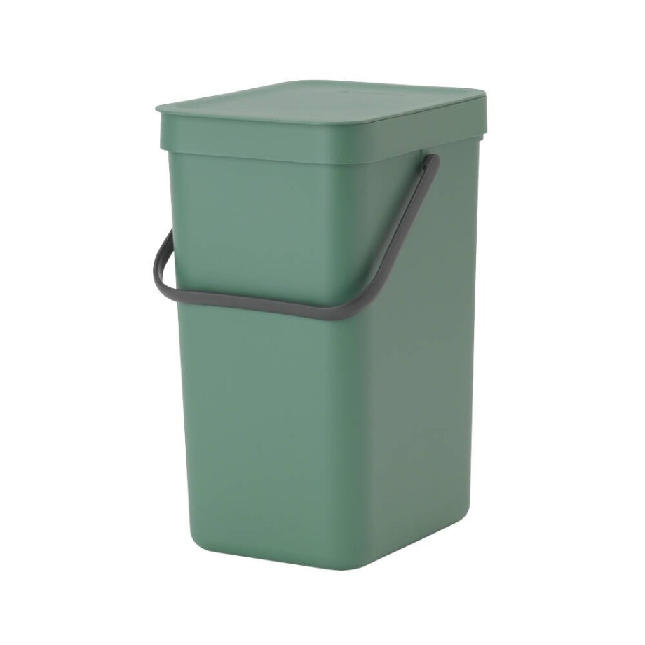 Brabantia Sort & Go afvalemmer 12L - Fir Green Brabantia Sort & Go afvalemmer 12L - Fir Green afbeelding