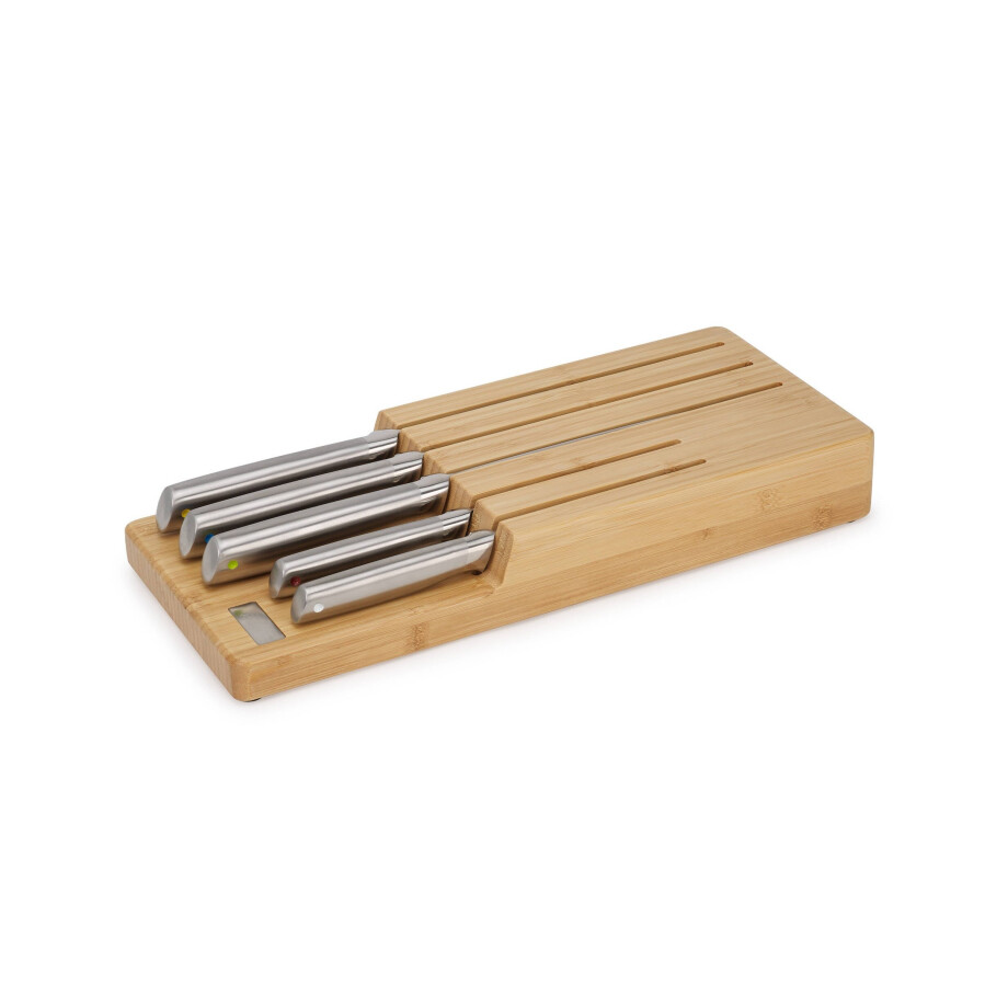 Joseph Joseph Elevate Steel messen met houder voor lade (5-delig) Joseph Joseph Elevate Steel messen met houder voor lade (5-delig) afbeelding