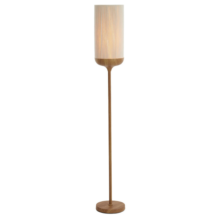 Light & Living Vloerlamp 'Dania' 159cm, kleur Licht hout afbeelding 1