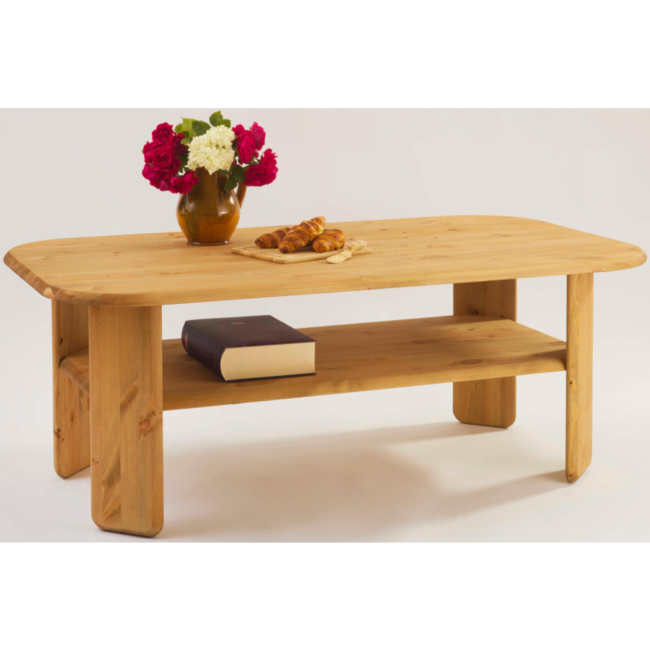 Home affaire Salontafel Jayden 1 Breedte 139 cm, van massief grenenhout afbeelding 1