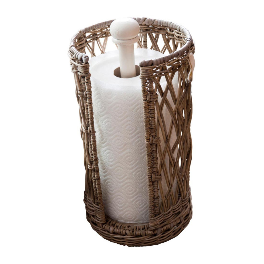 Keukenrolhouder Rustic Rattan afbeelding 1