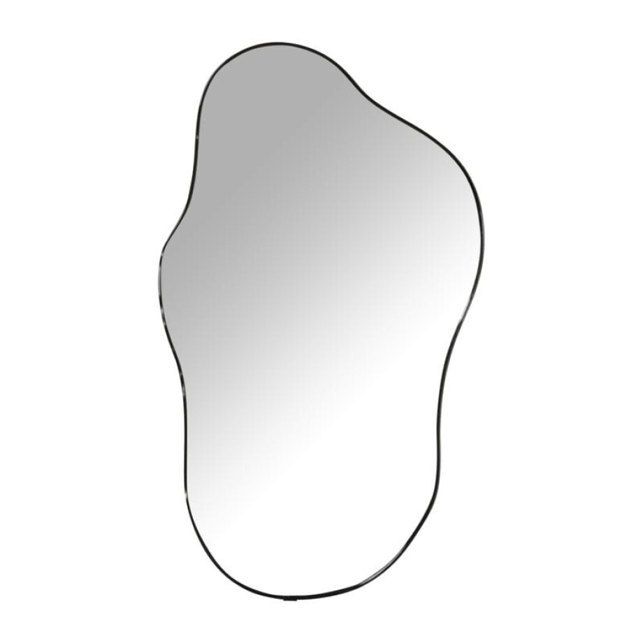Spiegel organic - zwart - 60x34.5 cm afbeelding 