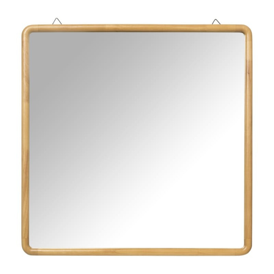 Spiegel Lindt - vierkant - bruin - 60x60 cm afbeelding 
