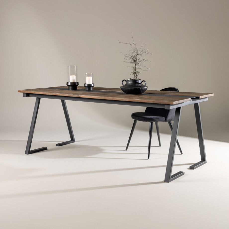 Nohr Eettafel 'Candyce' Teakhout, 200 x 90cm afbeelding 1