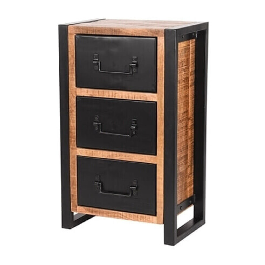 LABEL51 Ladekast 'Brussels' Mangohout, 75 x 45cm LABEL51 Ladekast 'Brussels' Mangohout, 75 x 45cm afbeelding 1