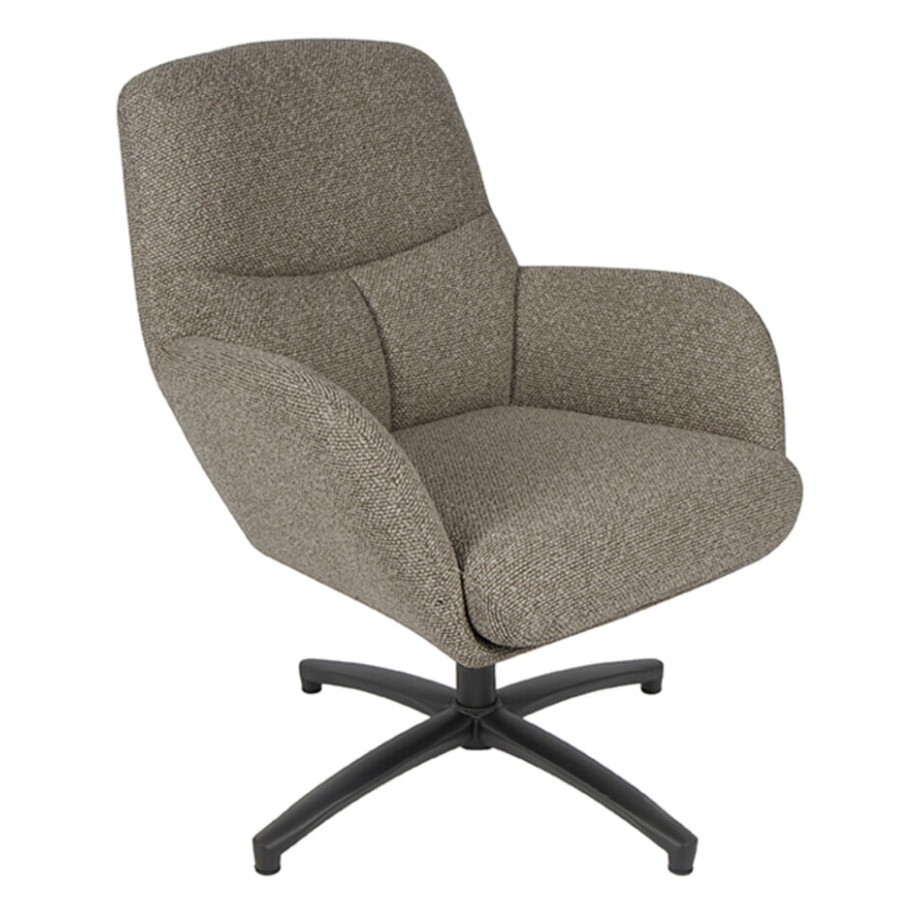 LABEL51 Draaifauteuil 'Chill Zone' Bouclé, kleur Grijs afbeelding 1