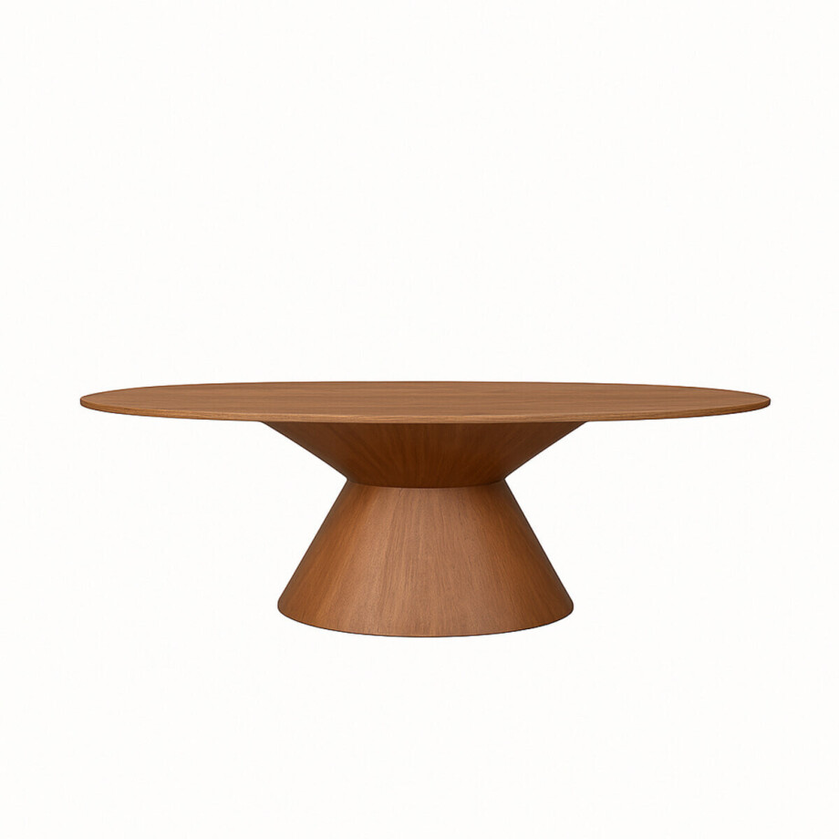 LABEL51 Ovale Eettafel 'Jagger' Naturel Mangohout, 240 x 110cm LABEL51 Ovale Eettafel 'Jagger' Naturel Mangohout, 240 x 110cm afbeelding 1