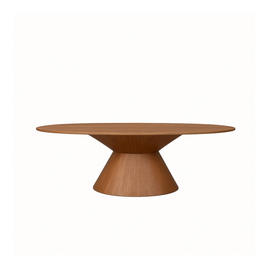 LABEL51 Ovale Eettafel 'Jagger' Naturel Mangohout, 220 x 110cm LABEL51 Ovale Eettafel 'Jagger' Naturel Mangohout, 220 x 110cm afbeelding 1